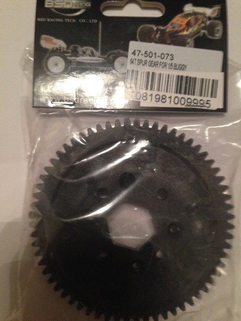 501-073 BSD 64T SPUR GEAR FOR 1/5 BUGGY