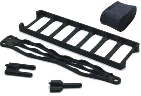 6538-P001 HBX Battery Holder, Cover Retainer Posts
