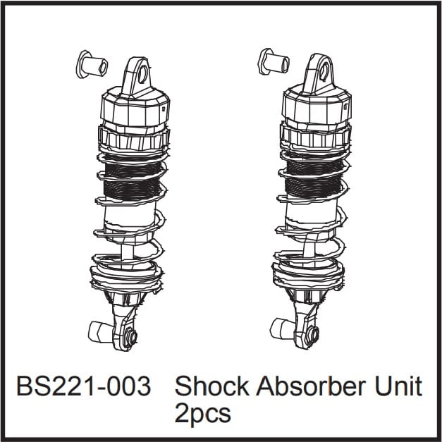 221-003 BSD Shock Absorber Unit (2stk.)