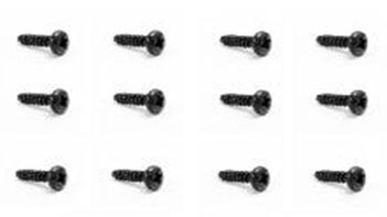S018 HBX Round Head Self Tapping Screw 2.6*8 12 stk.