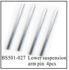 501-027 BSD LOWER SUSPENSION ARM PIN 4stk.