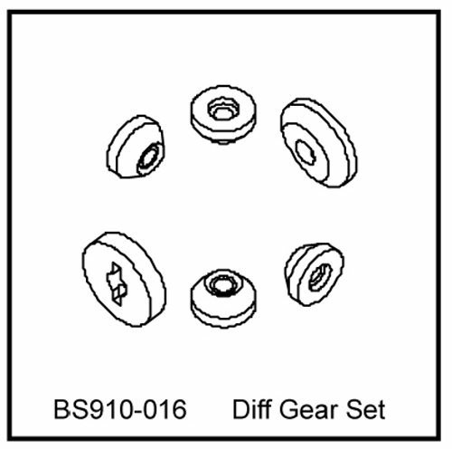 910-016 BSD DIFF GEAR SET