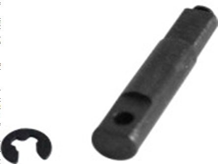 6538-H007 HBX Front Diff Pinion Gear Shaft + E-clipse