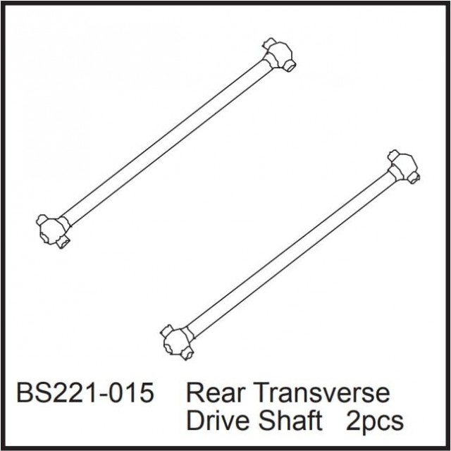 221-015 BSD Rear Transverse Drive Shaft (2stk.)
