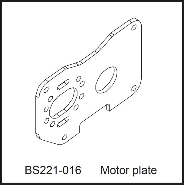 221-016 BSD Motor Plate