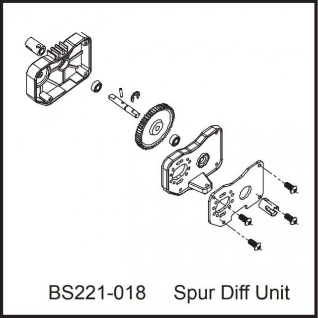 221-018 BSD Spur Diff Unit