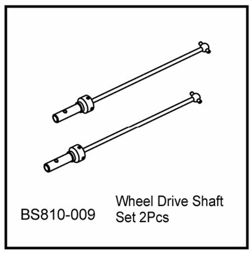 BSD TRANSVERSE DRIVE SHAFT SET 810-009