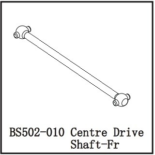502-010 BSD CENTRE DRIVE SHAFT-FR