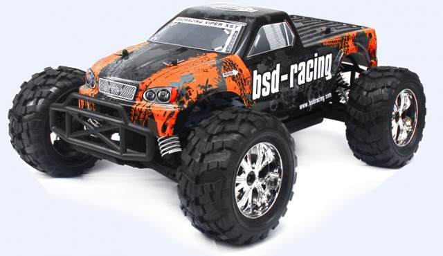 BSD RC 1/10 Monstertruck Børstet 4WD RTR 2.4Ghz
