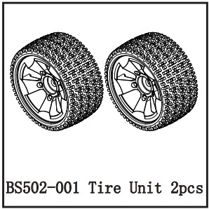 502-001 BSD TIRE UNIT 2 stk.