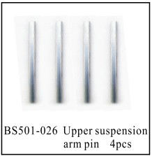 501-026 BSD UPPER SUSPENSION ARM PIN 4stk.