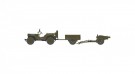 Airfix byggesett Willys British Airborne Jeep A02339 thumbnail