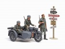 Tamiya 1/35 German KS600 Motorcycle and Sidecar thumbnail