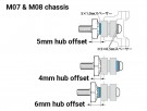 54996 Tamiya M-Chassis Lightweight One-Piece Aluminum Axle and Hub Set thumbnail