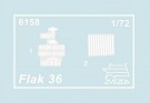 Zvezda 1/72 German Heavy Anti-Aircraft Gun 88mm Flak 36/37 thumbnail
