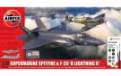 Airfix Gavesett 1/72 Supermarine Spitfire and F-35B Lightning II thumbnail