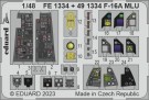 Eduard 1/48 Big Ed F-16A MLU (for Kinetic kit) thumbnail