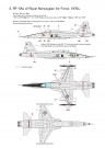 Kinetic 1/48 RF-5A Recce Freedom Fighter (norsk utgave) thumbnail