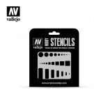Vallejo Stencils Access Trap Doors 1/72, 1/48 and 1/32 thumbnail