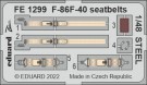 Eduard 1/48 Big Ed F-86F-40 (for Airfix kit) thumbnail