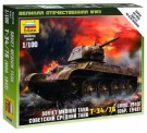 Zvezda 1/100 Soviet Medium Tank T-34/76 (Mod.1943) thumbnail