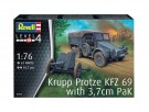 Revell 1/76 Krupp Protze KFZ 69 with 3,7cm PaK thumbnail