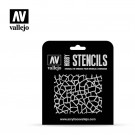 Vallejo Stencils Giraffe Camo WWII 1/35 thumbnail