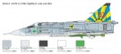 Italeri 1/48 Saab JA 37 / AJ 37 Viggen (svenske dekaler) thumbnail