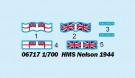 Trumpeter 1/700 HMS Nelson 1944 thumbnail