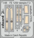 Eduard 1/48 Vampire F.3 (for Airfix kit) thumbnail