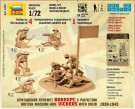 Zvezda 1/72 British Machine-Gun Vickers with Crew 1939-43 Snap Kit thumbnail