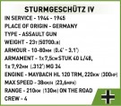 COBI Sturmgeschutz IV - 952 deler thumbnail