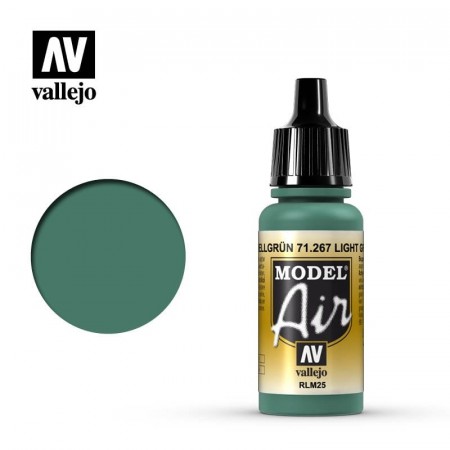 Vallejo Model Air Light Green RLM25 17ml (71.267)
