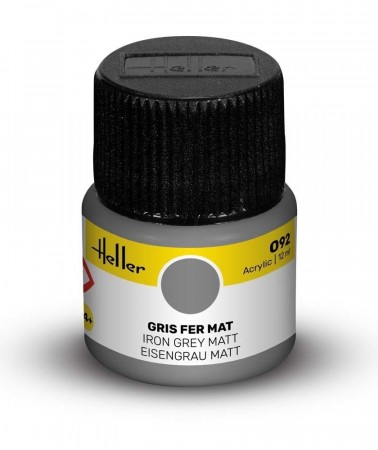 Heller Akryl No 92 Iron Grey - Matt 12ml