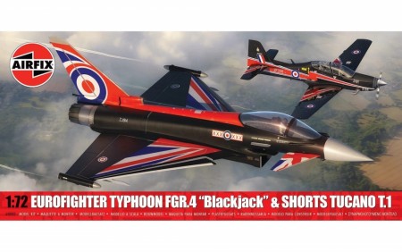 Airfix 1/72 Eurofighter Typhoon FGR.4 Blackjack and Shorts Tucano T.1