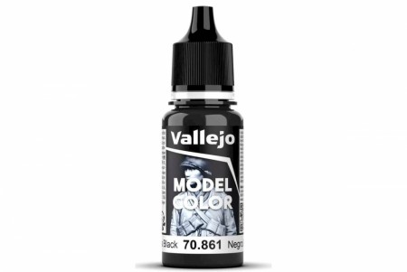 Vallejo Model Color Glossy Black 18ml (70.861)