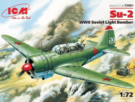 ICM 1/72 WWII Soviet Light Bomber Su-2