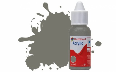 Humbrol Akryl No 224 Dark Slate Grey - Matt 14ml Dropper Bottle