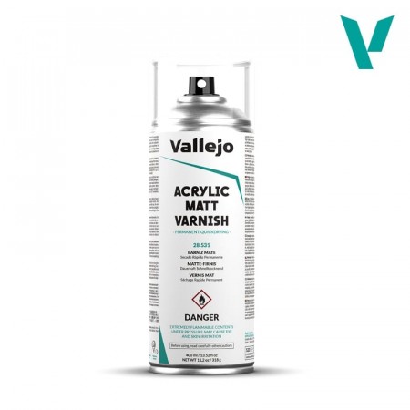 Vallejo Hobby Paint Acrylic Matt Varnish 400ml