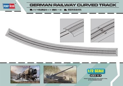 HobbyBoss 1/72 German Railway Curved Track