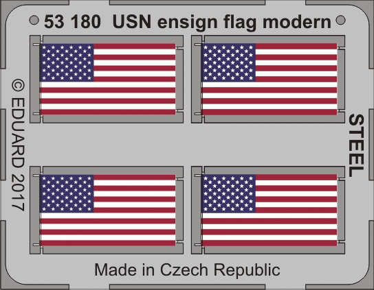 Eduard 1/350 USN ensign flag modern Steel