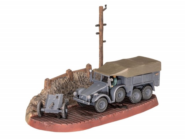 Revell 1/76 Krupp Protze KFZ 69 with 3,7cm PaK