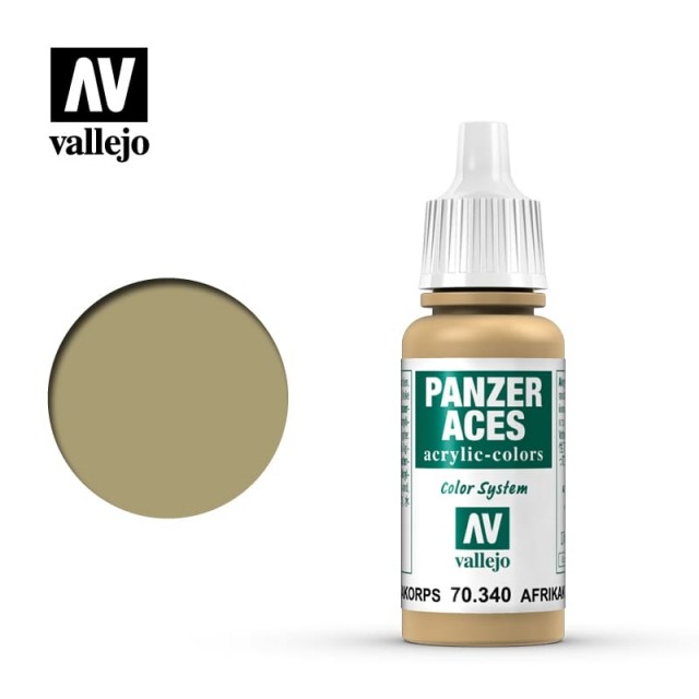 Vallejo Panzer Aces Afrikakorps Tank Crew Highlights 17ml