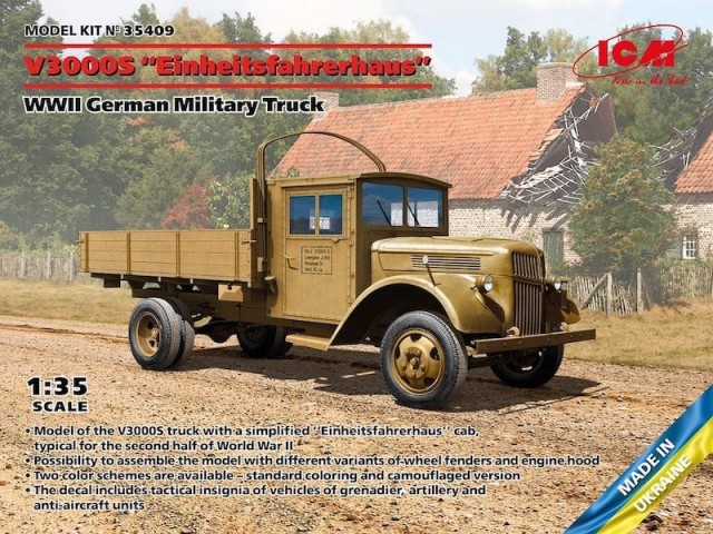ICM 1/35 German V3000S Einheitsfahrerhaus