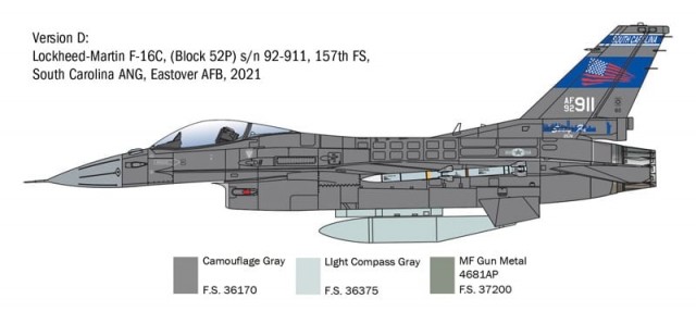 Italeri 1/48 F-16C Fighting Falcon
