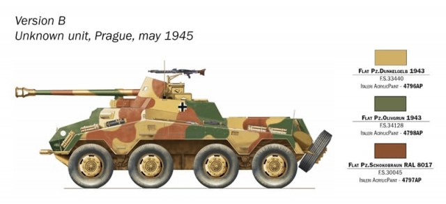 Italeri 1/72 German Sd. Kfz. 234/4