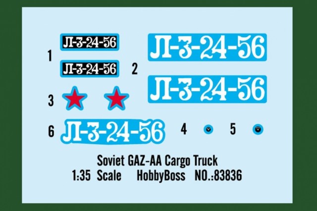HobbyBoss 1/35 Soviet GAZ-AA Cargo Truck