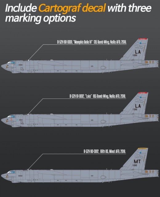 Academy 1/144 USAF B-52H 20th BS Buccaneers