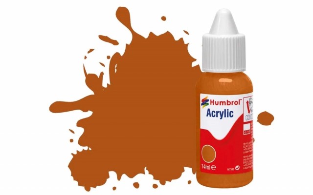 Humbrol Akryl No 9 Tan - Blank 14ml Dropper Bottle