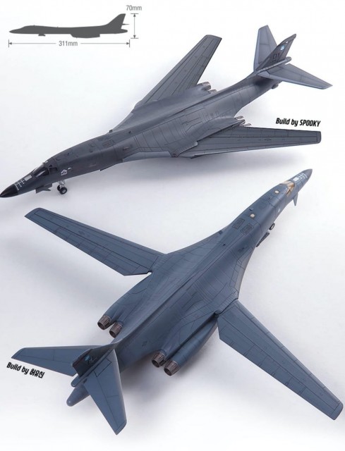 Academy 1/144 USAF B-1B 34th BS Thunderbirds